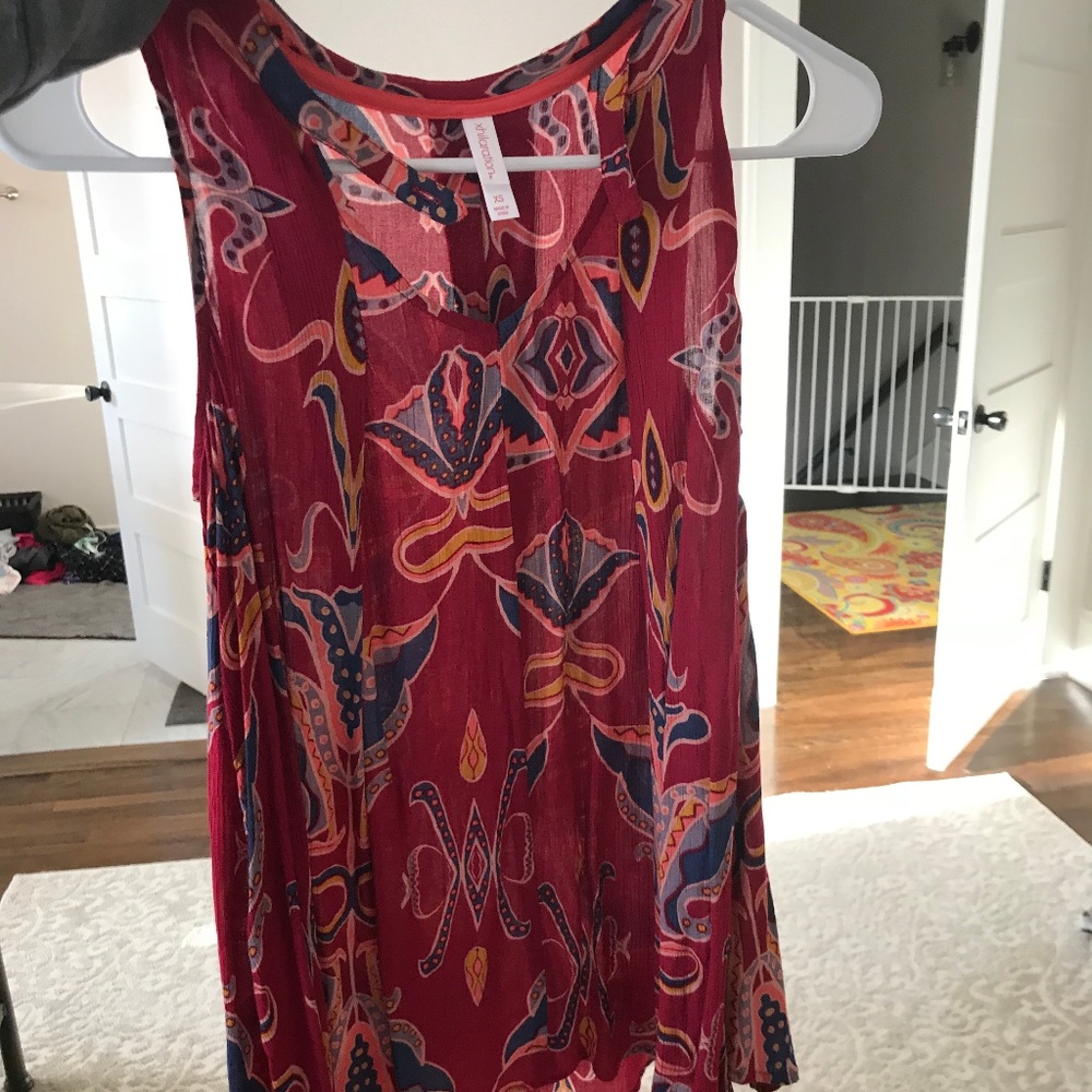 Xhailaration Patterned Tank Top